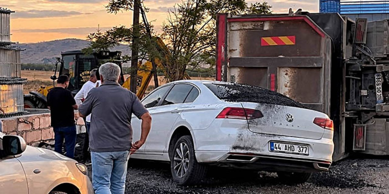 Malatya'da kamyonun çarptığı yaya ağır yaralandı