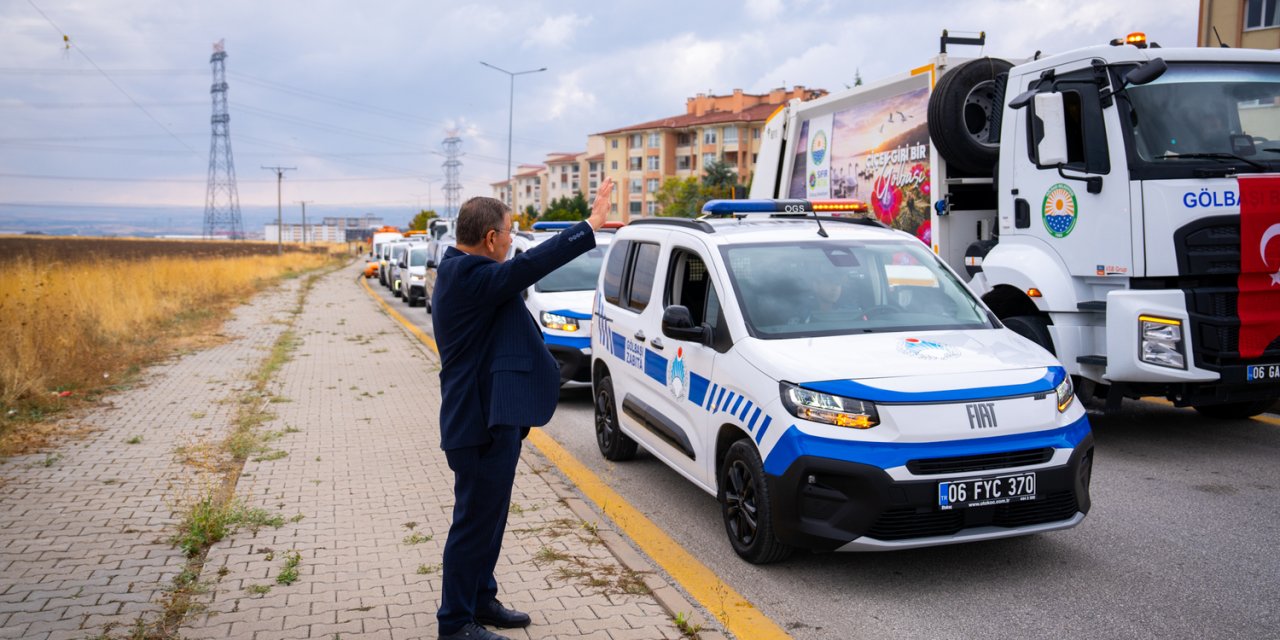 Gölbaşı Belediyesi Araç Filosunu Genişletti