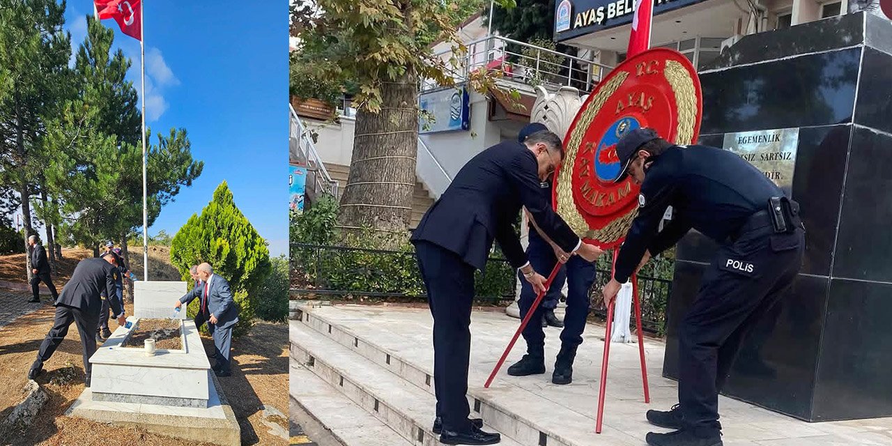 Ayaş’ta Gaziler Günü kutlandı: Şehitlik ziyaret edildi, kahvaltı yapıldı