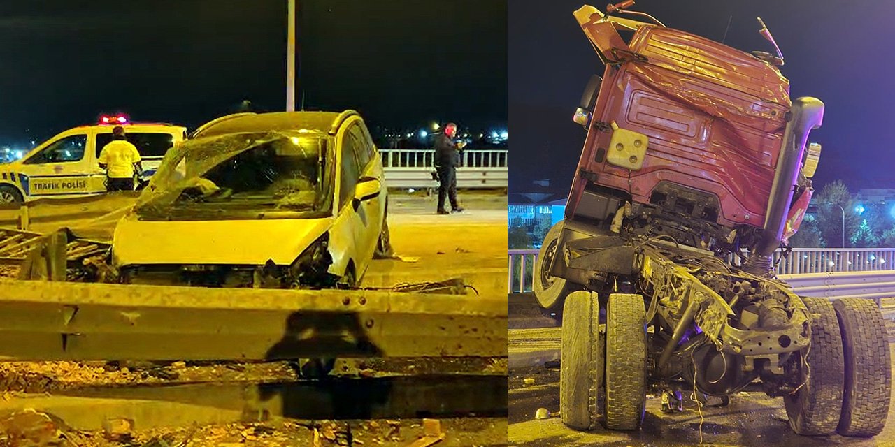 4 aracın karıştığı zincirleme kazada 1'i ağır 6 yaralı