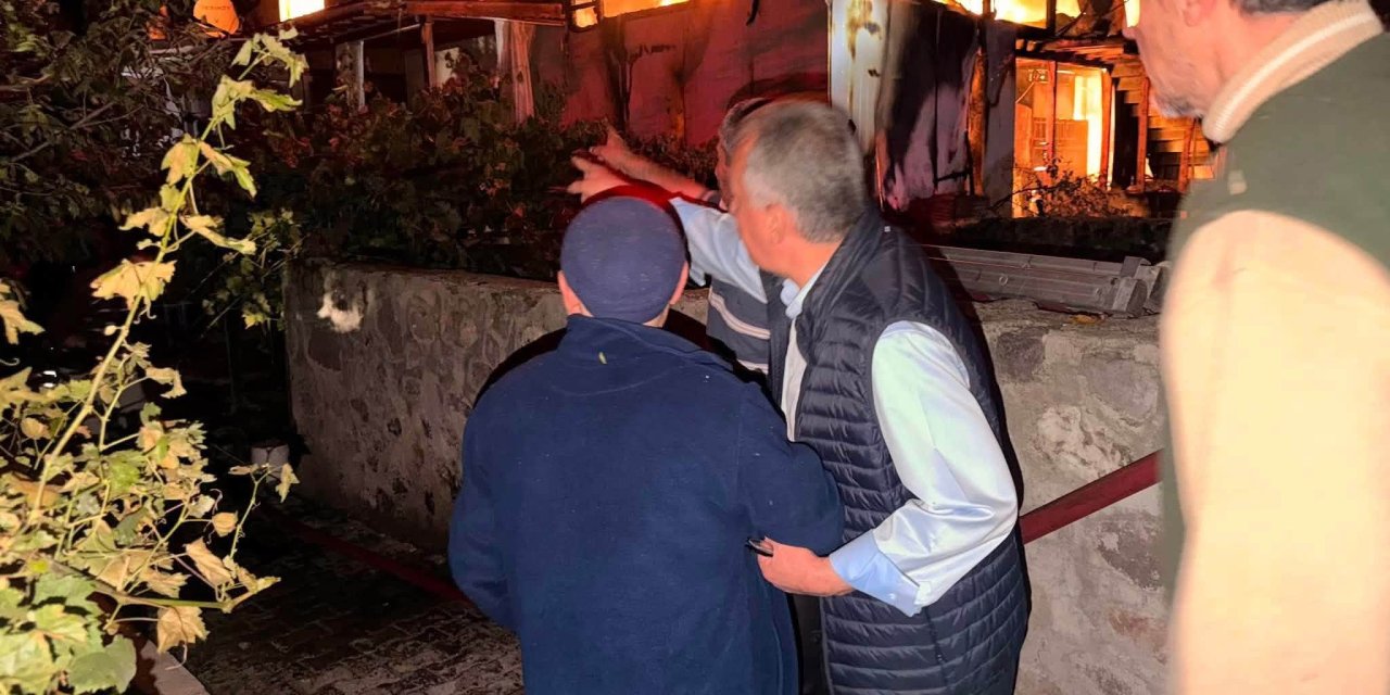 Çamlıdere’de yürekleri ağza getiren yangın