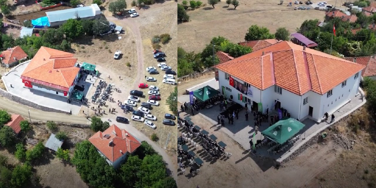 Çamlıdere Dörtkonak’ın Köy Konağı nihayet hizmete açıldı