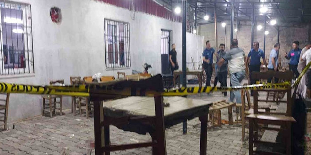 Mersin’de kahvehaneye silahla ateş açıldı: 1 ölü, 4 yaralı