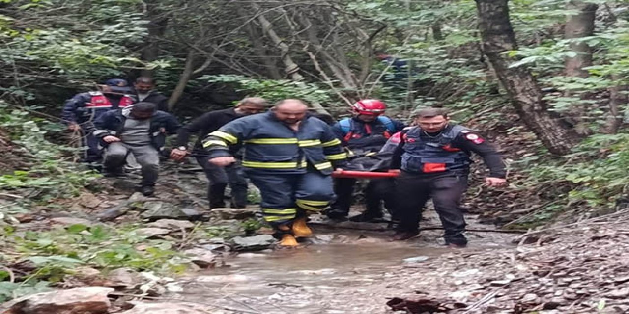 Uçuruma yuvarlanan otomobilin sürücüsü öldü