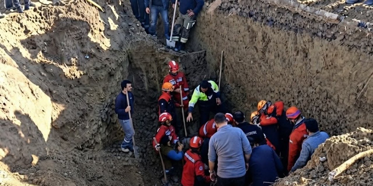 Ankara'da drenaj çalışmasında göçük: Muhtar yaşamını yitirdi