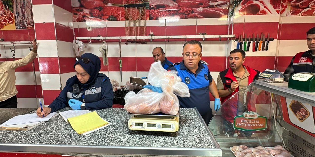 Şanlıurfa’da 170 kilo bozulmuş et ele geçirildi