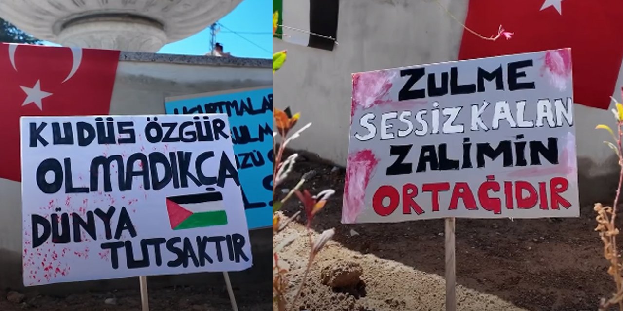 Çamlıdere İmam Hatip Lisesinden Gazze için kermes