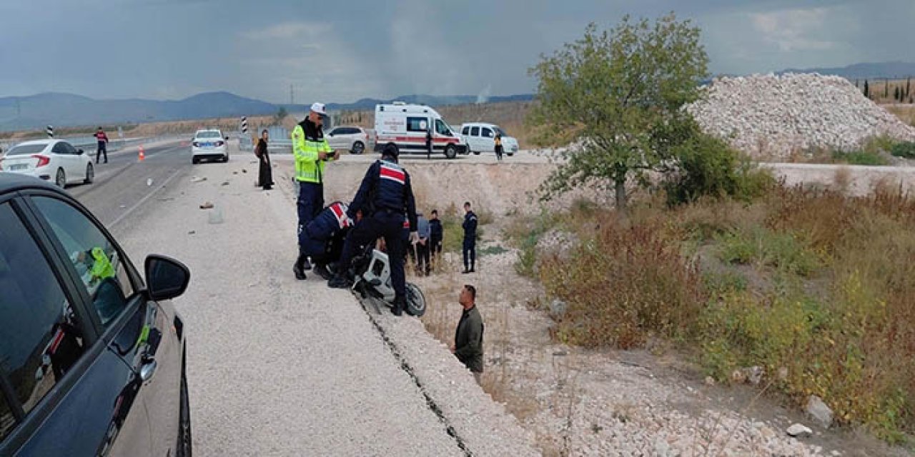 Kamyonun çarptığı elektrikli bisikletin sürücüsü öldü