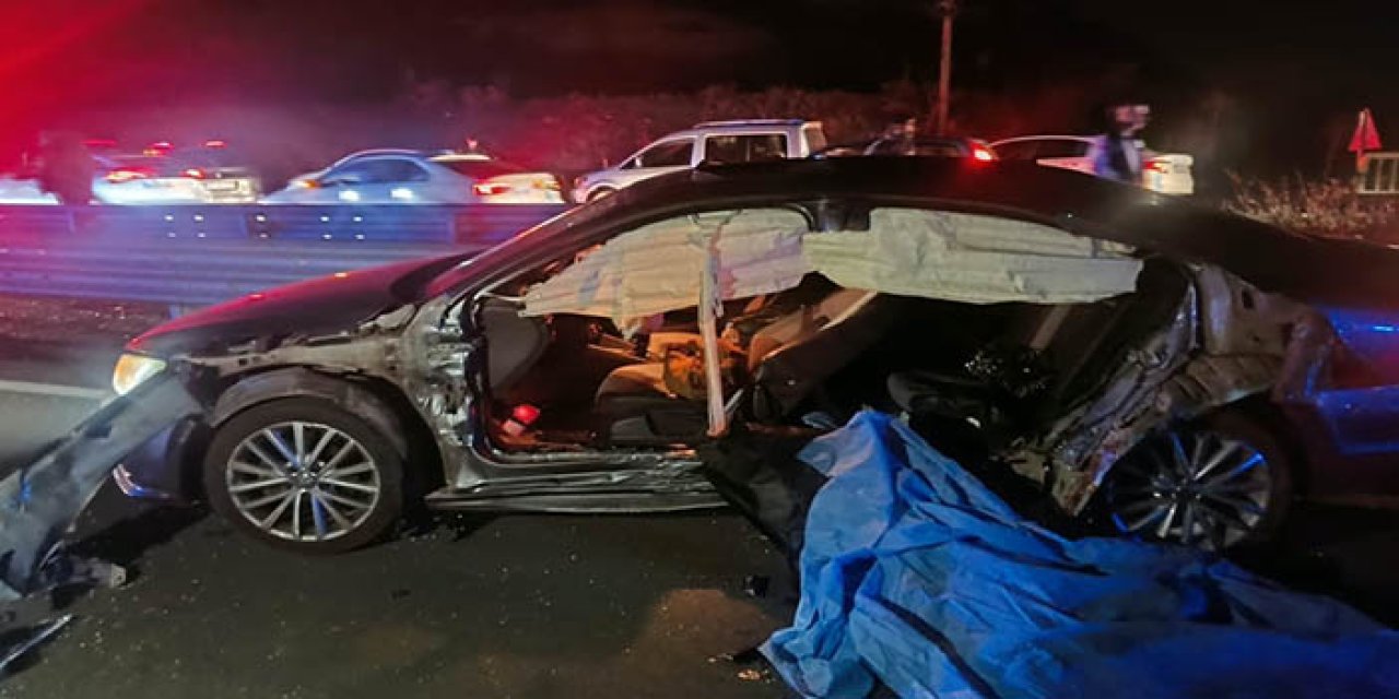 Bingöl’de otomobil bariyerlere çaptı: 2 ölü, 2 yaralı