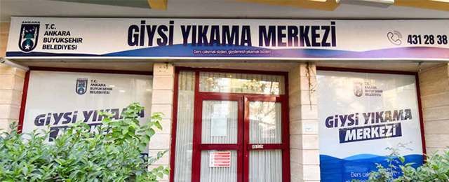 Ankara’da öğrencilere ücretsiz giysi yıkama desteği veriliyor