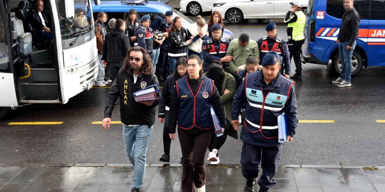 Nevşehir merkezli fuhuş soruşturmasında 9 ilde operasyon: 11 kişi tutuklandı