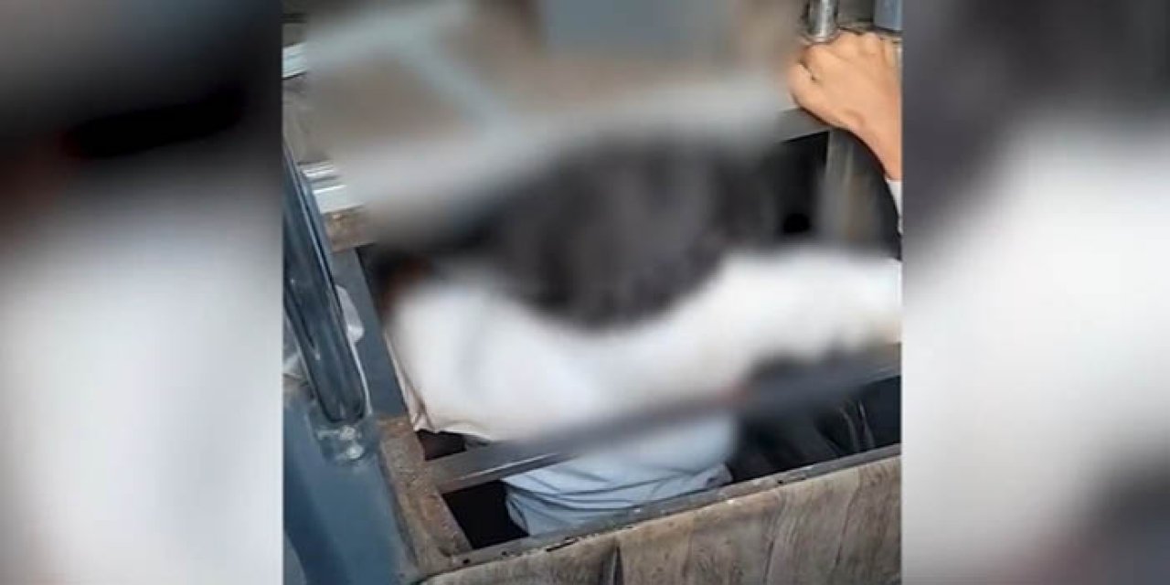 Ankara’da yolcu otobüsünün gizli bölmesinde 5 düzensiz göçmen yakalandı