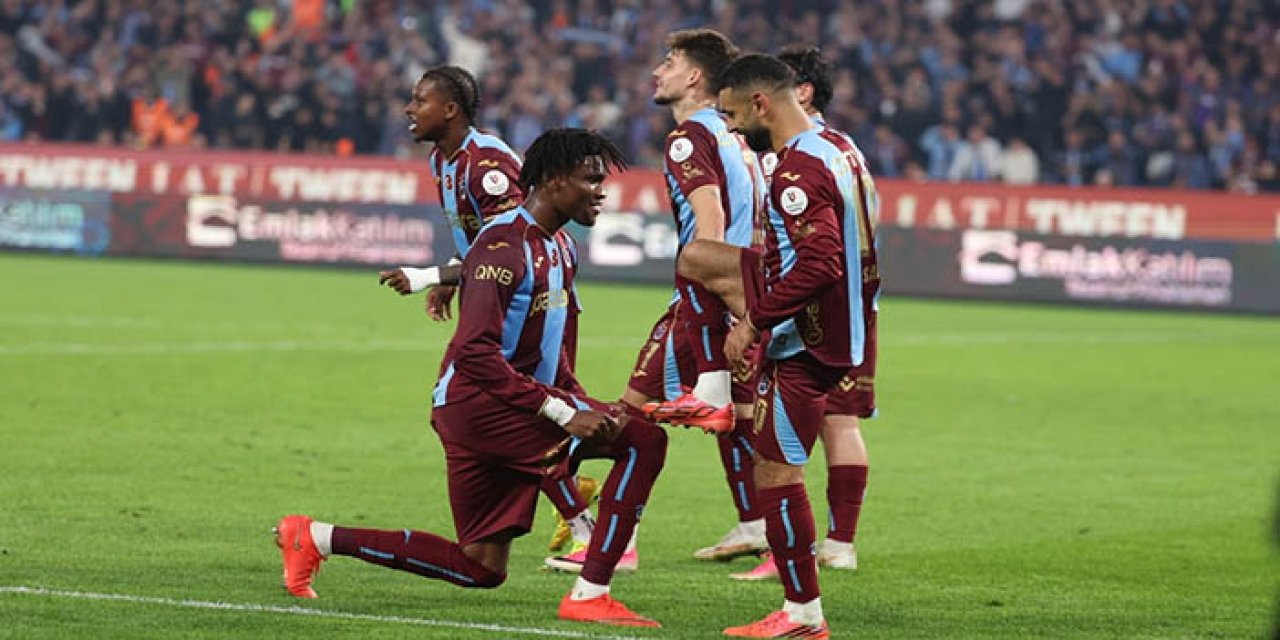 Derbide 3 puan Trabzonspor'un