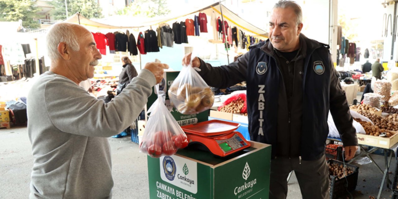 Çankaya pazarlarında sıkı denetim