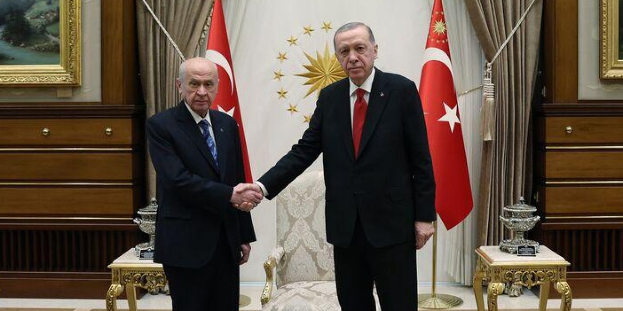 Erdoğan ve Bahçeli Külliye’de bir araya geldi