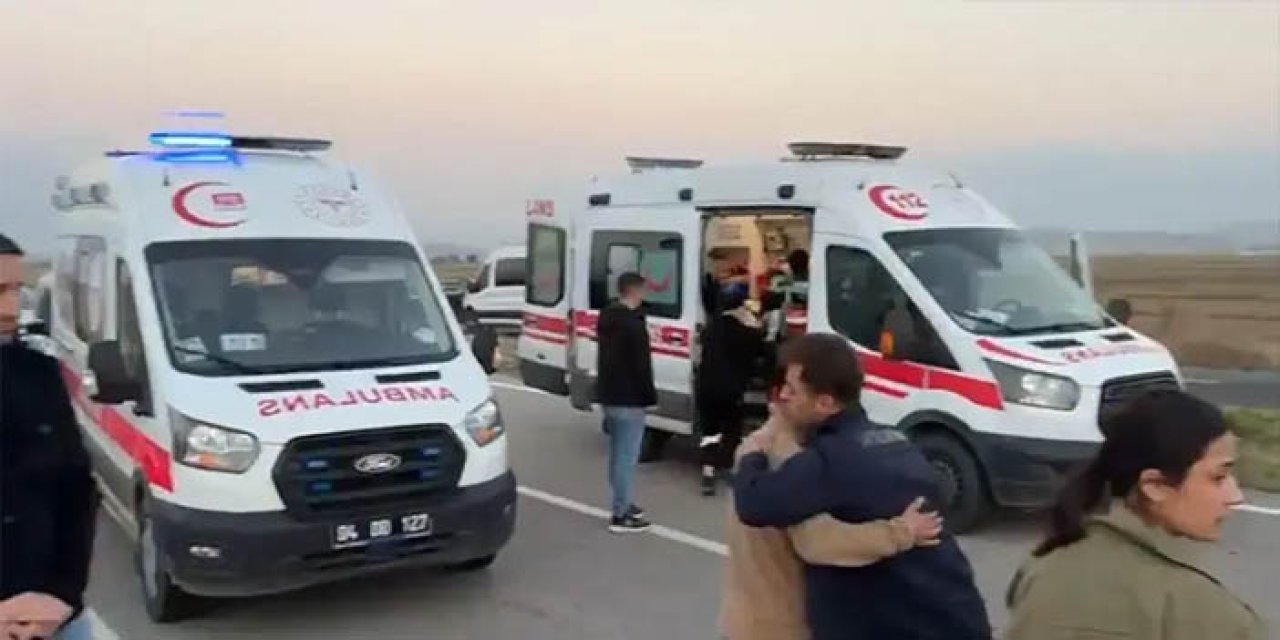Düğün davetiyesi götürdükleri araç takla attı; 3'ü çocuk 6 yaralı