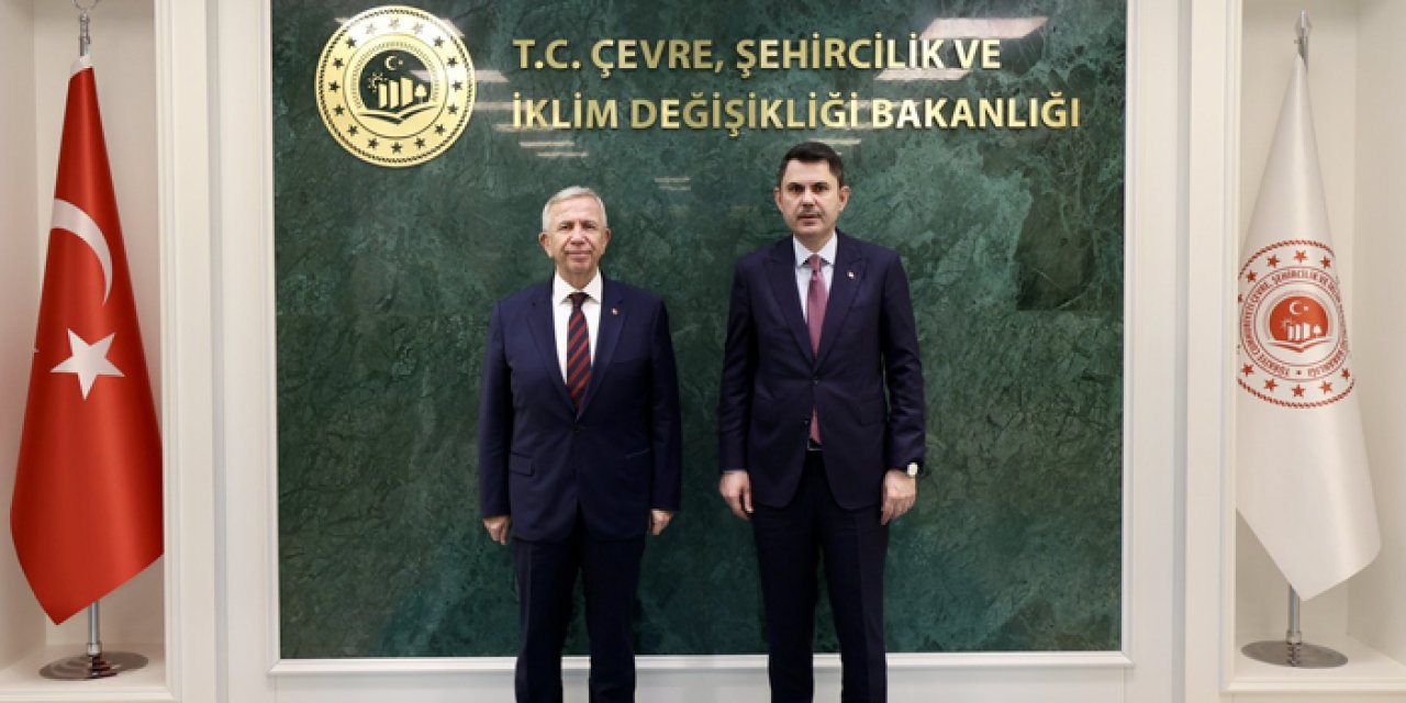 Mansur Yavaş’tan Bakan Kurum’a Ankara ziyareti