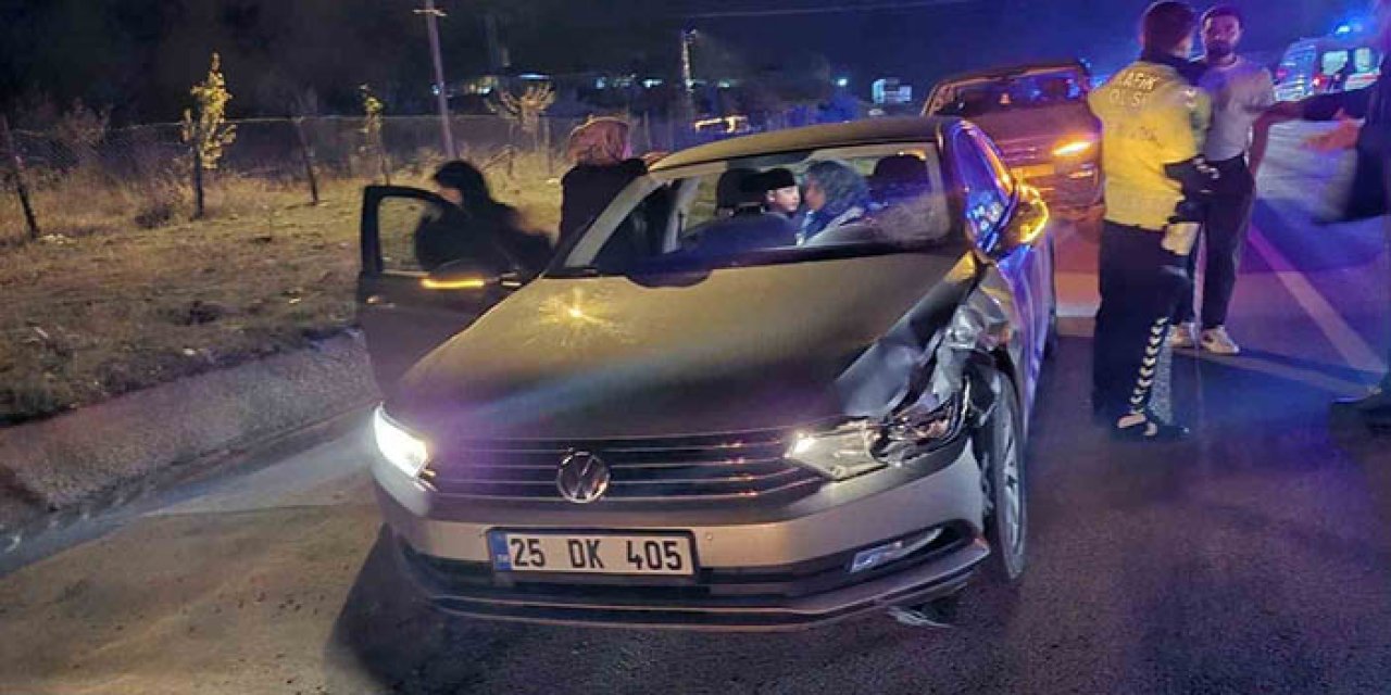 Bingöl Ilıcalar'da yolun karşısına geçen 2 kişiye otomobil çarptı, ağır yaralandılar