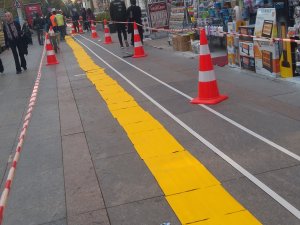 GMK’YA 500 metre sarı şerit