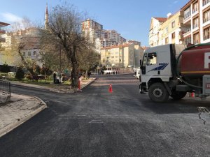 Asfalt serim işlemleri tamamlandı