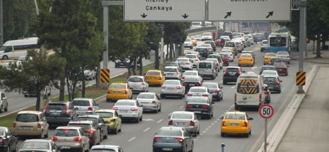 Ankara çevresinde yol çalışmaları nedeniyle trafik düzenlemesi