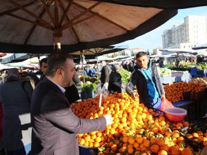 Sincan Belediye Başkanı Ercan’dan pazar ziyareti