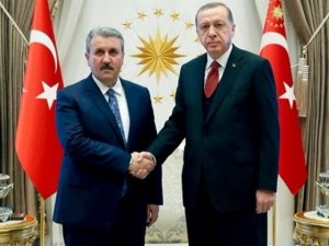 Erdoğan, Destici'yi kabul etti