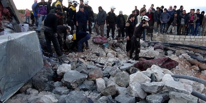 İdlib'e saldırı: 5'i çocuk 7 sivil öldü