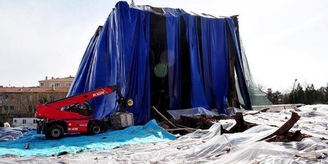 Ankara'daki eski havagazı fabrikası kaldırıldı
