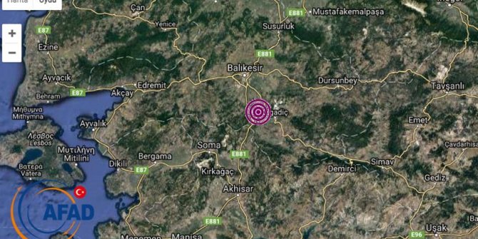 Balıkesir'de korku dolu anlar