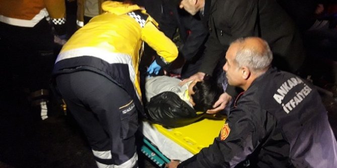 Çankaya'da kaza: 6 yaralı