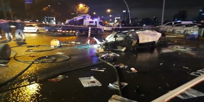 Konya yolu: Yanarak can verdi