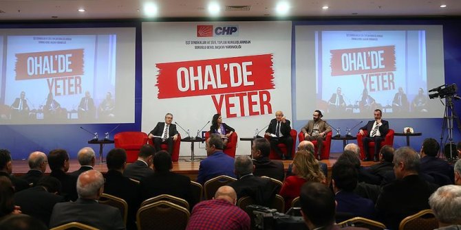 CHP: OHAL derhal kaldırılmalı