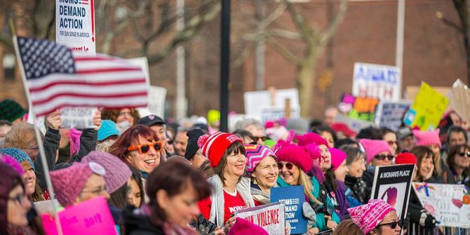 Trump'ı protesto için yürüdüler