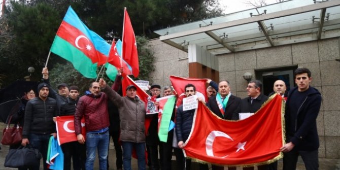 Afrin Harekatı'na gardaş Azerbaycan'dan destek