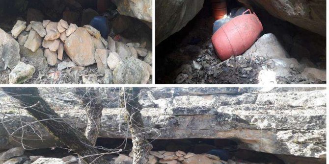 PKK'lılar buralarda saklanmış