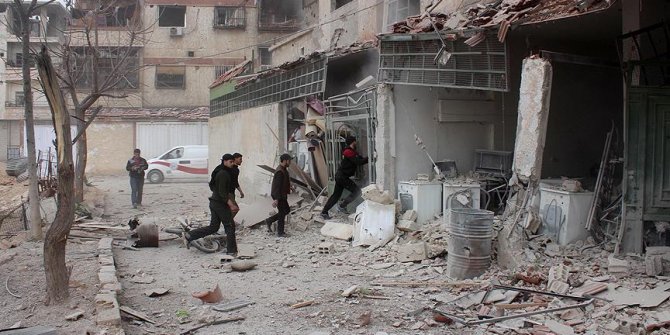 Esed rejimi Doğu Guta'yı harabeye çevirdi