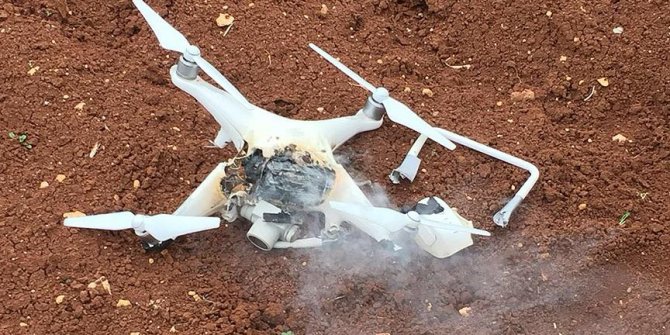 Afrin'de teröristlerin 'drone'una geçit yok