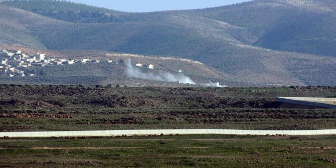 Afrin'e girmeye çalışan terörist gruplar geri çekildi