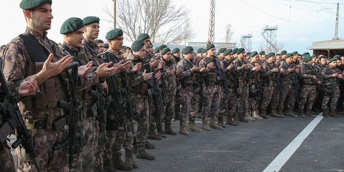 PÖH'ler dualarla Afrin'e uğurlandı