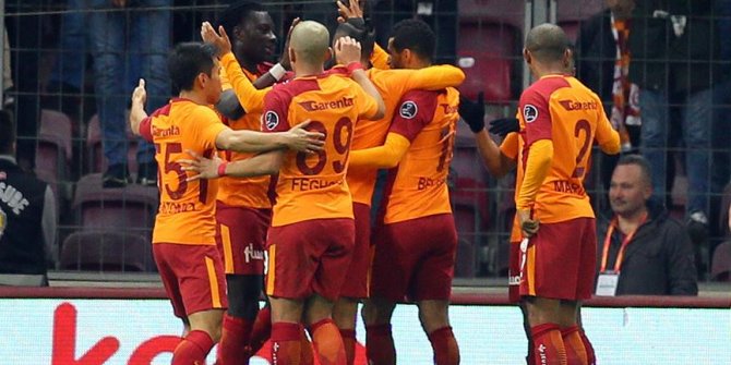 Galatasaray sahasında farklı kazandı