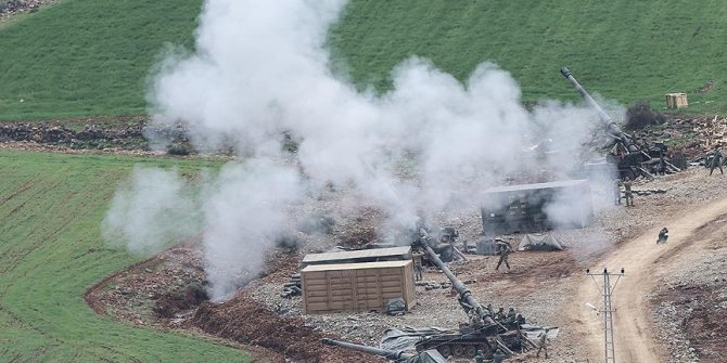 Türk topçusu Afrin'de destan yazıyor