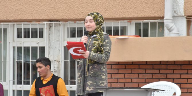 Öğrencilerden Mehmetçiğe Afrin desteği