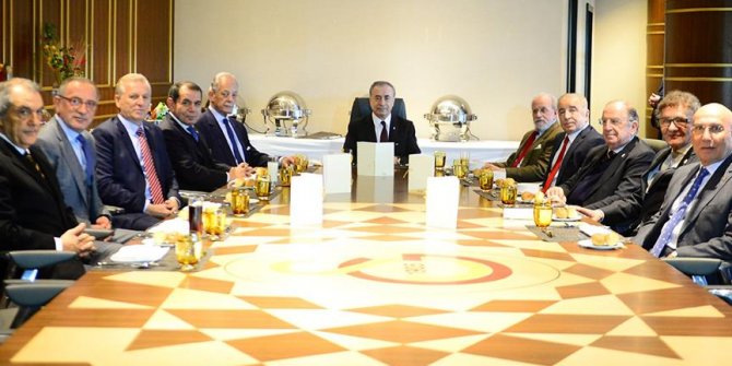 Galatasaray'da başkanlar buluştu
