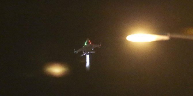 İki F-16'ya 6 kez yakıt ikmali yapmışlar