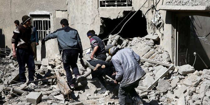 Doğu Guta'da 12 günde 674 sivil hayatını kaybetti