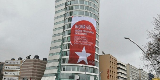 ASO'dan ABD'ye afişli mesaj