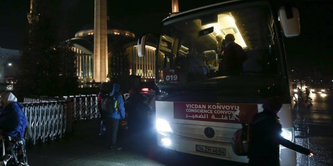 'Vicdan Konvoyu' Ankara'ya ulaştı