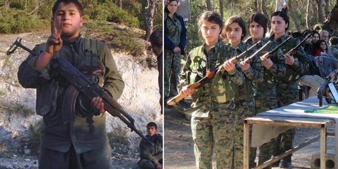 Hafıza kartlarından YPG/PKK'nın  'çocuk savaşçıları' çıktı