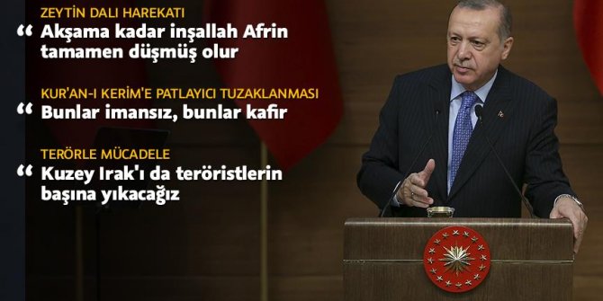 Cumhurbaşkanı Erdoğan'dan çarpıcı açıklamalar
